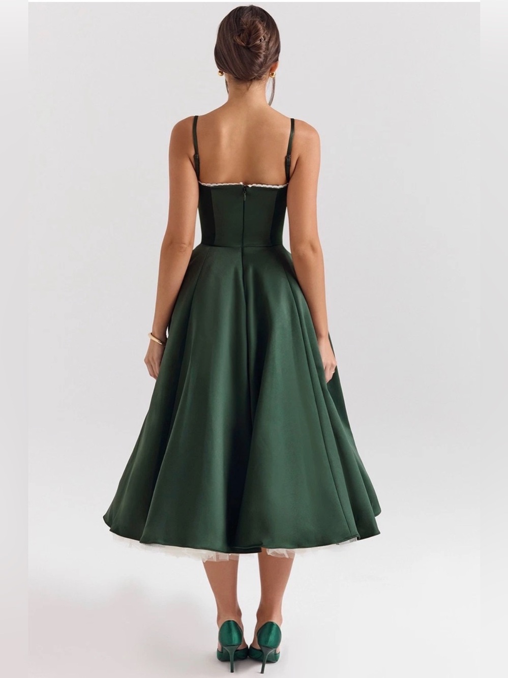 House of CB Forest Green Mademoiselle NWOT - Picture 2 of 4